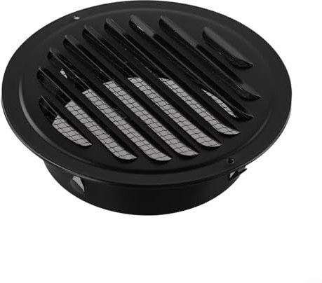 Stainless Steel Round Ventilation Grill Screen Hood, Air Vent Grill Screen Hood, Extractor Fan Ventilation Cover, With Insect Mesh For Bathroom Kitchen(150mm)
