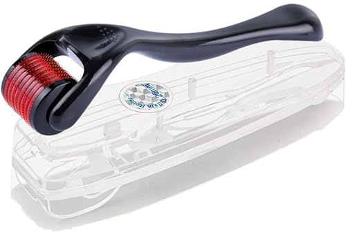 Derma Roller for Face and Skin Care, 540 Needles Skin Care Facial Needle Face Roller, Beard Roller for Beard Growth, Hair Growth Roller, Face Derma Roller for Women Home Use (Needle size 0.25mm)