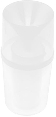 JECOMPRIS Pluviomètre Extérieur Jauge De Pluie Plastique Transparent Réutilisable Outil De Mesure De Précipitations pour Jardin Cour Terrasse