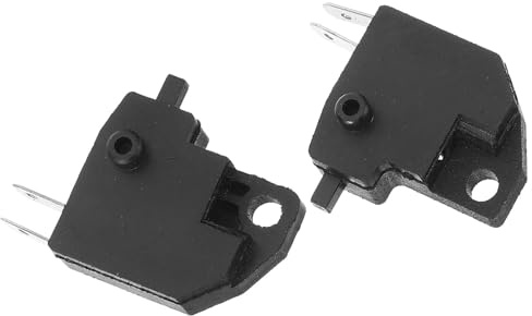 Yardwe 2 pièces Interrupteur de Frein Moto Contacteur Feu Arrière Robuste Compatible Atv et Scooters et Fiable