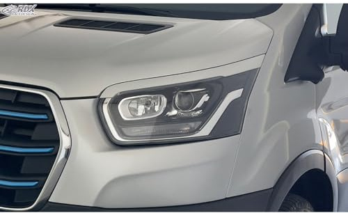 RDX strålkastare kompatibel med Ford Transit (Xenon och svarta halogenstrålkastare) 2014- (ABS)
