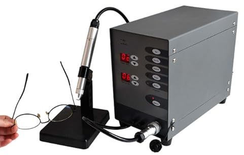 SIEEOUR Saldatrice Semiautomatica ad A-rco ad Argon Pulsato Multifunzionale 100w, Macchina per Saldatura a Punti per Gioielli Permanente, Kit di Riparazione di Gioielli Leggero, Per Lavoro su Oro