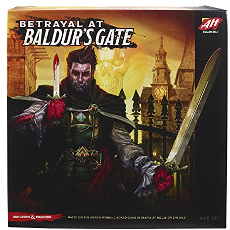 Avalon Hill Hasbro Gaming Betrayal at Baldur's Gate Modulares Brettspiel, verstecktes Verräterspiel, ab 12 Jahren, D&D, basierend auf Verrat im Haus auf dem Hügel