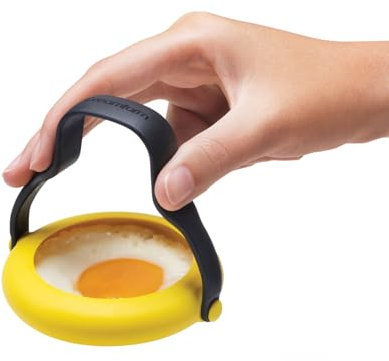 Dreamfarm FLEGG 2er-Set Spiegeleierformen für die Pfanne | Anheben, Wenden und Servieren von Spiegeleiern | Spiegeleiform Silikon hitzebeständig bis 260 °C | BPA-frei | Spülmaschinenfest