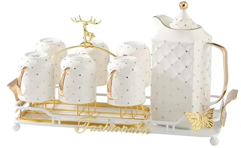 Jus Carafe d'eau Froid Bouilloire Tasse Combinaison Ménage Tasse Creative Vent Ensemble Thé Ensemble Souvenir Thé Cruche