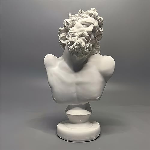 Statua greca busto mitologia statuetta greca replica scultura gesso artigianato per schizzo pratica artista decorazioni per casa ufficio