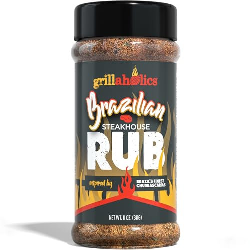 Grillaholics Brazilian Steakhouse Seasoning for Steak, Chicken, & Pork