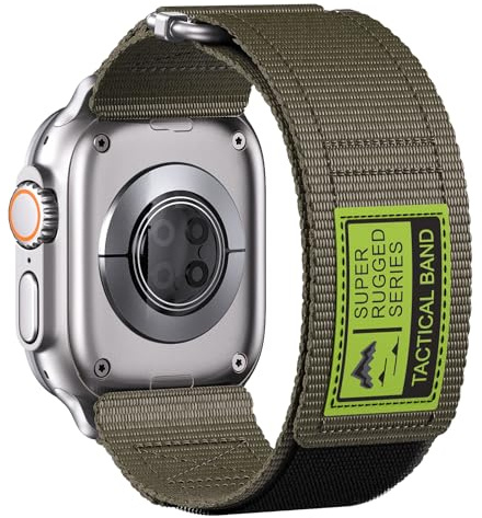Correa Compatible con Apple Watch Ultra 3/2/Ultra 49mm 46mm 45mm 44mm 42mm, Nylon Sport Correa de Repuesto para Apple Watch Series 11/10/9/8/7/6/5/4/3/2/1/SE 3/2/SE