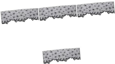 TOPBATHY 4 Stück Vorhang Halloween-Haustierdekoration unheimlich Spielzeug Spinnennetz Lampe Halloween-Schabracken für Fenster Tür Vorhänge Halloween Curtain Halloween- Kaminstoffdekor