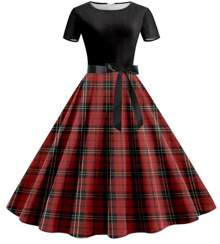 Robe Noël Femme Grande Taille Robe Vintage Rouge Manches Longues Jupe Bleu Tutu Jupon Femme sous Robe Princesse Velvet Dress Tutu Fille Ballet Vetement Femme Robe Longue Boheme