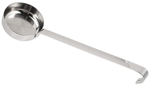 VINTORKY Long Handle Ladle Stainless Steel Sauce Serving Spoon for Baking Measuring Scoop Kitchen Pizza Sauce Spread Ladle