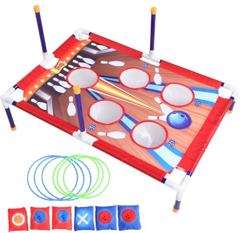 BESPORTBLE Softball-Pitching-Training Spielzeug Für Draußen Bean Bag Toss-Spiel Für Junge Mädchen Sitzsack-wurfspiel Aus Robustem Kunststoff Und Klappbares Wurfbrettspiel Für Familienfeiern u