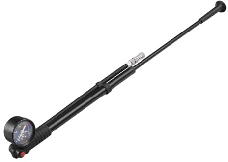 XMT-MOTO Pompe à choc pneumatique de suspension universelle 300 PSI pour Harley Electra Street Glide Fit pour ATV UTV Auto Moto fourche et pompe de choc