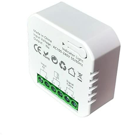 Baeroprki Garagentoröffner-Controller PC Tuya Smart ZigBee mit Sensor-App-Steuerungsunterstützung Funktioniert mit Home EU-Stecker