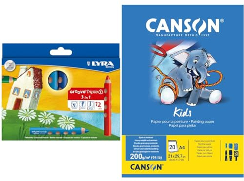 LYRA Bundle Groove Triple 1 und Canson Kids Malpapier