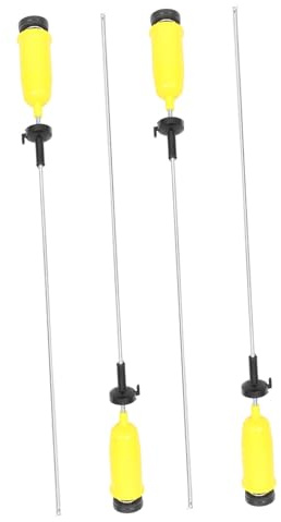 DIYEAH Barra de Suspensión Material Hierro y Plástico Absorción de Impactos para Lavadora Paquete de 4 Piezas y Rendimiento Duradero, Ajuste de 48-60cm Color Aleatorio