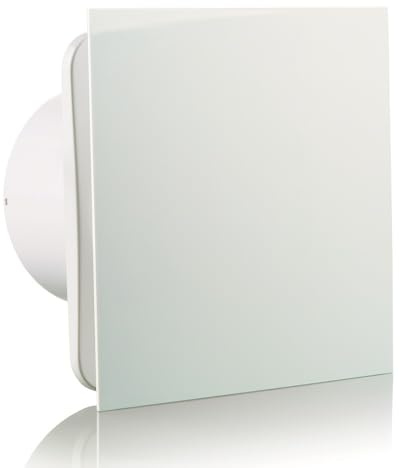 Vlano SIMPLE 100 Badlüfter, Standard,Weiß, 82 m³/h, Leiser Betrieb, Wandmontage/Deckenmontage, 26 dBA, IP 24, sparsamer WC Lüfter, Abluftlüfter, Ventilator, Entlüfter