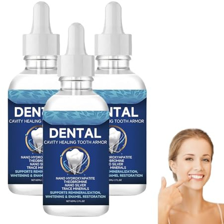 Dentite Cavity Healing Tooth Armor Liquid Repair Kit, Dentite Tooth Armor Armour, Dental Cavity Healing Tooth Armor, Enamel Repair, Daily Tooth Care, Helps Keep Gum Healthy (3PCS)