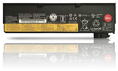 K KYUER High Capacity 72Wh 68+ 0C52862 0C52861 Laptop Battery for Lenovo ThinkPad T440 T440s T450 T450s T460 T460p T470p T550 T560 X240 X250 X260 X270 W550 W550s L450 L460 L470 P50s 45N1126 45N1127