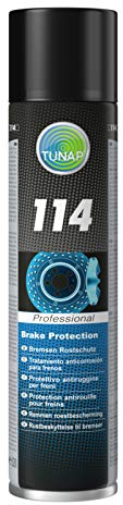 TUNAP 114 applicare i freni antiruggine 400 ml in caso di dischi e pinze dei freni arrugginiti