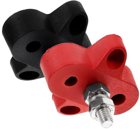 OUNONA Boot Rv Auto Terminal Schrauben Set Verteilung Terminal Block Batterie Messing Edelstahl