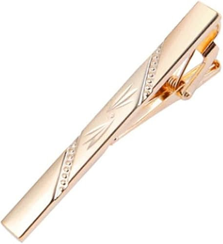 Krawattennadel, Krawattenklammer Herren Gold Krawattenklammer Business Abendgarderobe Männer und Frauen Pin Sicherheitskrawattenklammer Krawattenklammern(D)