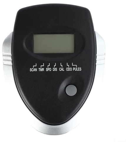 HEBEOT Exercise Bike Counter Monitor LCD - Gym Accessories Black Speedometer Stationary Bike Monitor Multifunctional Exercise Bike 6.7 * 5.3inch