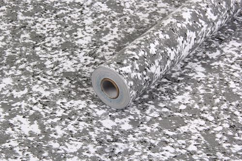 BUVU Film adhésif pour meubles - Béton - Film autocollant - 45 cm x 800 cm - Vintage - Bande imperméable - Papier peint mural pour meubles, murs, armoires, cuisine, tables