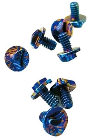 AYULL 8PCS Custom Timascus Screws Fits for Microtech UltraTech UTX85 DIY Making Replacement Accessory