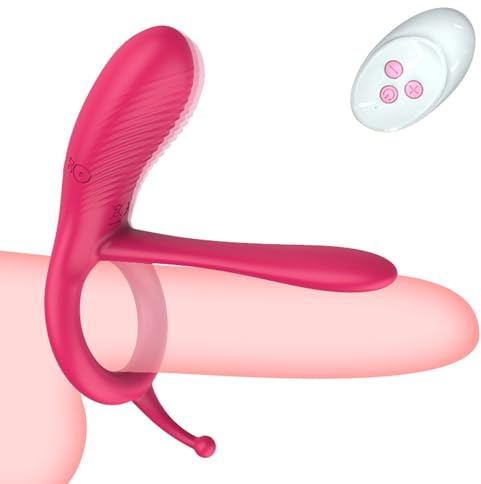 ZWFUN Penisring Vibrator erotisches sexspielzeug für paare mit 10 Vibrationsmodi Fernbedienung Paarvibrator Sex Toy Set für Paare Penistrainer Penis Ring Sex Spielzeug für die Männer Extrem