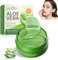 60Pcs Aloe Vera Augenpads,Augenpads Gegen Augenringe,Mit Hyaluron & Kollagen für Anti-Aging,Mindern Falten und Schwellungen Mit Kühlend Feuchtigkeit
