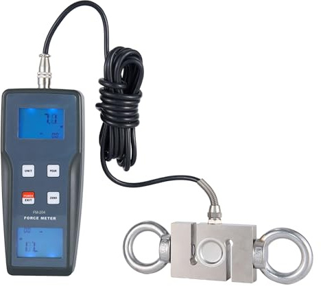Misuratore di Forza Digitale, Dinamometro push-pull con display digitale FM-204-1000K Tester di tensione ± 9800N ± 1000kgf Dinamometro a pressione Test di di inserimento(500K)