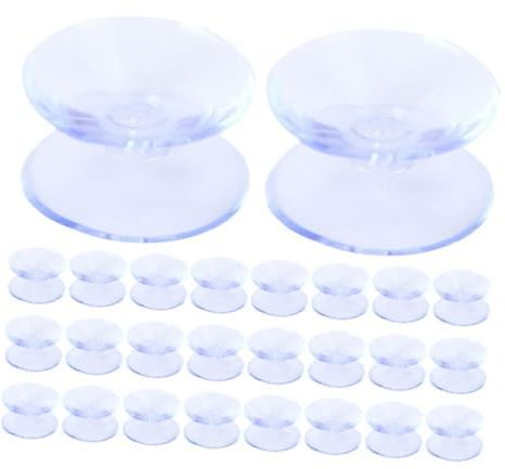 TEHAUX 100 Pièces Ventouses Transparent pour Meubles Verre Antidérapants pour Table Basse Protection et Stabilité sans Glissement