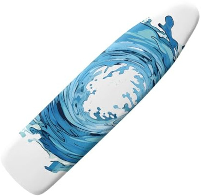 Copri Asse Da Stiro 110X33 Acqua Blu Copriasse Da Stiro Elastico,Copertura Asse,Tessuto Fibra Di Poliestere