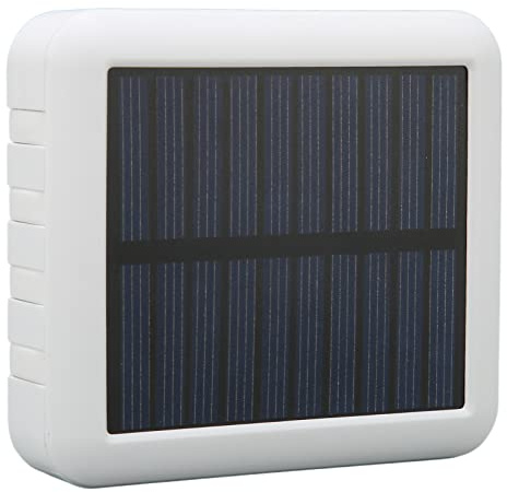 Taidda Power Bank per Telefono Solare con Batteria Al Litio di Grande capacità da 20000 MAh per Esterni, Caricabatterie Solare Impermeabile per Tutti i Dispositivi Elettronici (WHITE)