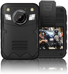 YSW-Q5 1440P HD Infrarrojos Digital Bodycam Vigilancia Videograbadora de Seguridad Mini Monitor Cámara Corporal Inalámbrica(32GB)