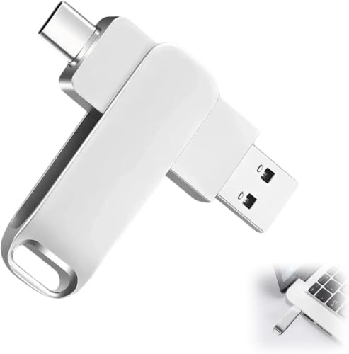 Memoria USB Tipo C 16GB, Pen Drive 2 en 1 USB C y USB 2.0, Unidad Flash OTG para Windows, Android, Linux, Mac OS, Portátiles, MacBook, Smartphones, Tabletas, Almacenamiento Seguro y Duradero