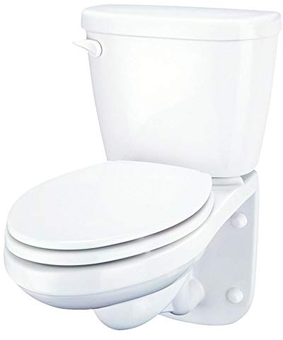 Maxwell 1.28gpf Wall Hung Back Outlet Combo: 21-970 Bowl w/ 28-970 Tank White
