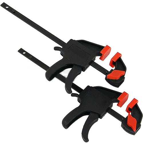 NTEK Clamps for Woodwork | Quick Grip & Ratchet Release | Ideal Wood Clamp | Pack of 2