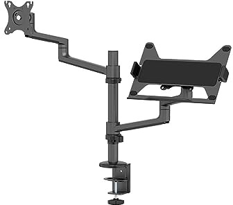 Neomounts by Newstar DS20-425BL2 Soporte para Ordenador portátil Brazo para portátil y Monitor Negro 43,9 cm (17.3)