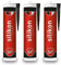 Cartuccia in silicone sanitario, 310 ml, colore nero, sigillante per fughe per bagno, doccia, cucina, impermeabile con effetto protettivo, resistente alla muffa, ai raggi UV e alle intemperie (3)