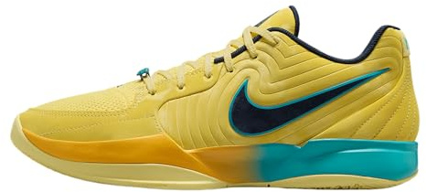 Ja 2 Basketball Shoes (FD7328-700, Soft Yellow/University Gold/Dusty Cactus/Obsidian) Size 9