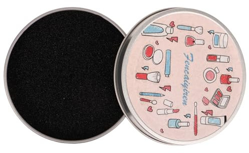 NIYANGLE Women Makeup Brush Cleaning Box Makeup Brush Cleaner Sponges Cosmetics Cleaner Portable Rinsing Box Supplies Tool