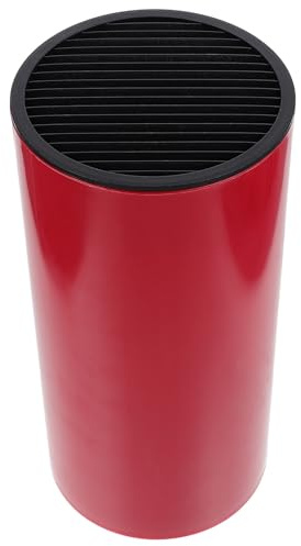 Support de Rangement pour Couteaux en Abs Rouge, 1 Pièce | Format Compact Cuisine, Nettoyage Facile, Gain de Place Plan de Travail