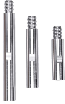 CFTGIW M14 Thread Aluminum Alloy Angle Grinder Extension Shaft Set 3 Pack 75mm 100mm 140mm Connecting Rod for Polisher Grinder