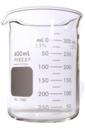 Pyrex 1000-400CNpk Griffin Low Form 400 mL Beaker Graduated 12Pk (Pack of 12)
