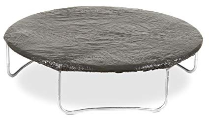 relaxdays, noir Housse de Protection pour Trampoline Ø 305 cm Bâche pluie vent jardin intempéries poussière, Jeunesse unisexe, 0.10 x 305.00 x 305.00 cm