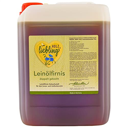 Scheidler horse-direkt Leinöl Holzschutz 10L 100% natürlicher, harzfrei – Holzlasur für innen & außen – Holzöl, Holzschutz, Holzversiegelung