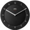 Braun Horloge Murale Radio-pilotée en Plastique Noir Normal
