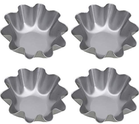 Cabilock 4stücke Mini Kuchenformen Aus Antihaft-blechen Für Kuchen Und Eierkuchen Backformen Für Desserts Hitzebeständig Und Langlebig